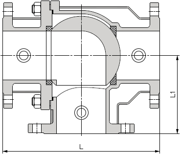 保溫L型三通球閥